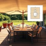 parasol ogrodowy 3x4