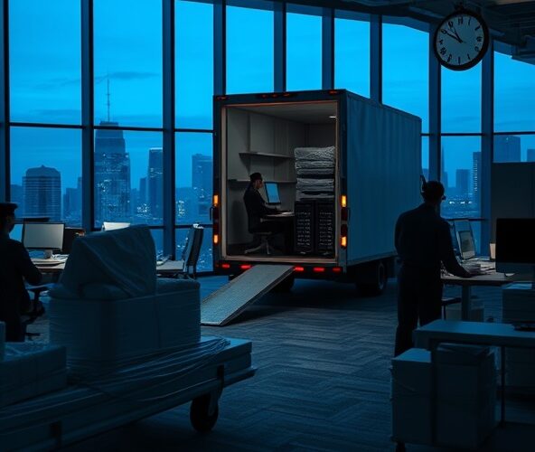 Czy przeprowadzka biura poza godzinami pracy zmniejszy przestoje?