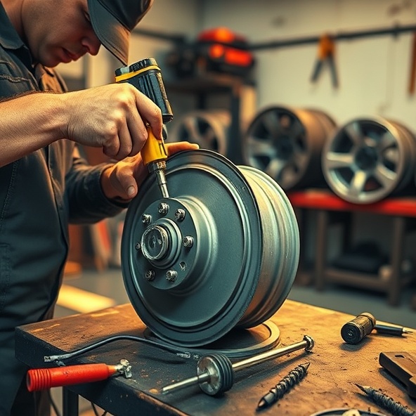 usuwanie wgnieceń piastów