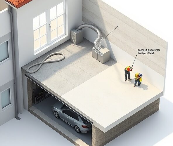 Czy wylewki miksokretem w małym mieszkaniu nad garażem zmniejszą ryzyko pęknięć od pracy stropu?