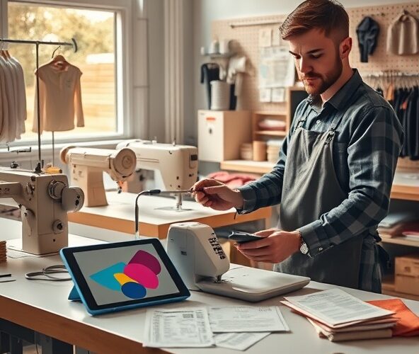 Jak obliczyć zwrot z inwestycji zwijarki do rękawów w małej szwalni?