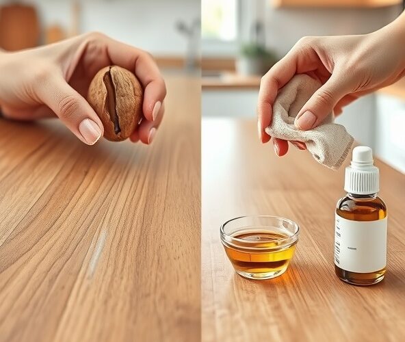 Czy domowe środki zamaskują zarysowania blatu Egger bez szlifowania?