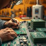 Czy montaż przewlekany THT opłaca się przy małych seriach PCB? montaż przewlekany tht