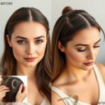 topper z naturalnych włosów