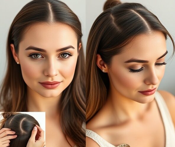 Jak wybrać topper z naturalnych włosów do maskowania zakoli u kobiet?